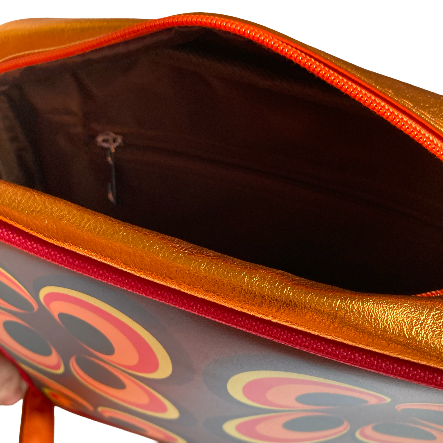 Shoulderbag square Retro circles