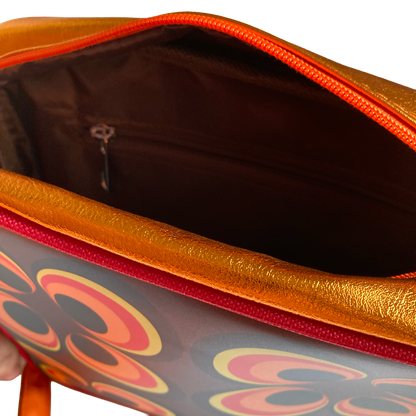 Shoulderbag square Retro circles