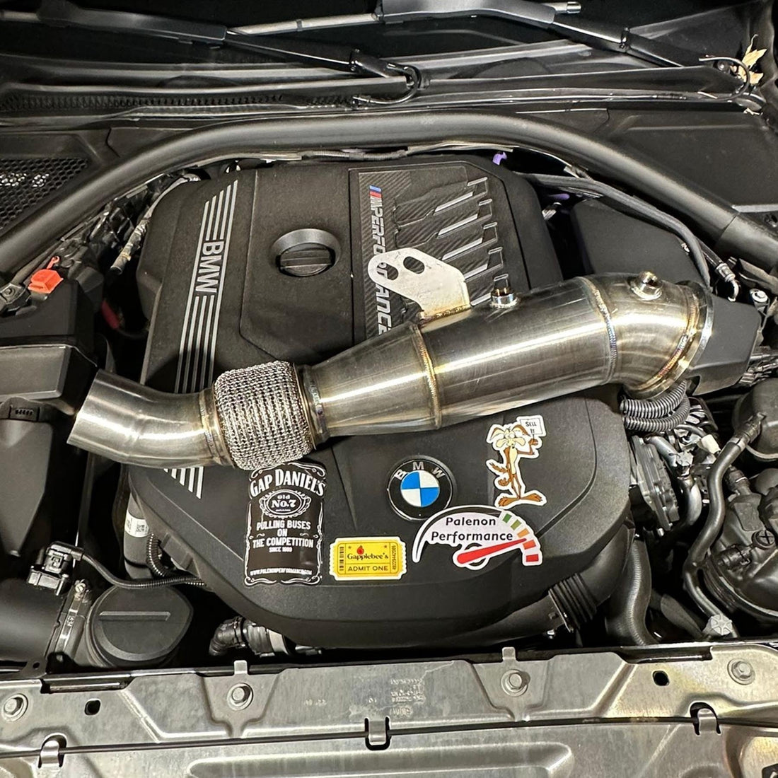 Supra &amp; BMW B58 Racing Downpipe - M340i, M440i, M240i, 340i, 440i, 540i, 640i, 740i, X3, X4, X5, X6, X7 | Palenon Performance