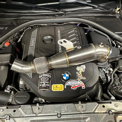 Supra &amp; BMW B58 Racing Downpipe - M340i, M440i, M240i, 340i, 440i, 540i, 640i, 740i, X3, X4, X5, X6, X7 | Palenon Performance