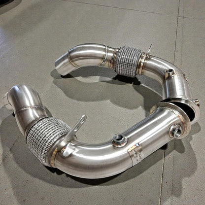 Race Downpipe For BMW F10 M5 and F12, F06, F13 M6 including Competition (S63 Engine) | Palenon Performance