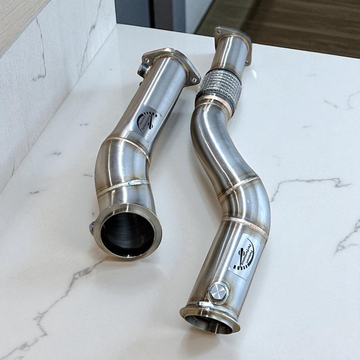 Downpipe de performanță High Flow S58 pentru BMW M3 G80, M2 G87, M4 G82 G83 | Palenon Performance