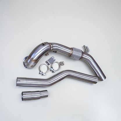 AWD Audi S3 8Y Race Downpipe &amp; VW MK8 Golf R Race Downpipe - Palenon Performance