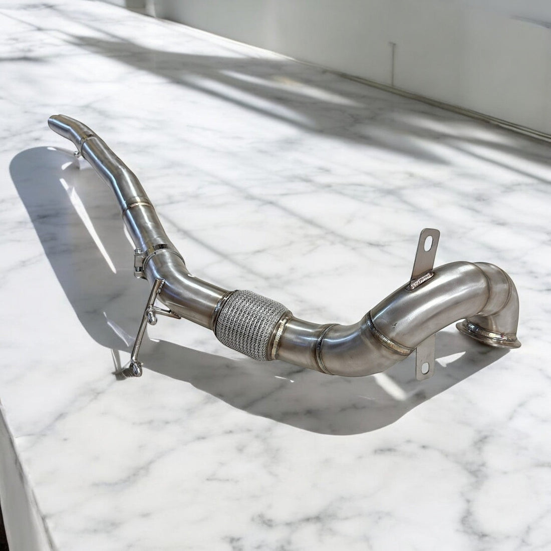 AWD VW MK7 Golf R Race Downpipe - 2.0T (Premium Catless and Catted) | Palenon Performance