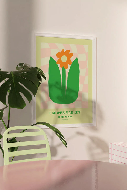 Retro Flower Market 45