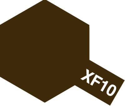 Tamiya Acrylic Paint Mini XF-10 Flat Brown