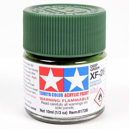 Tamiya Acrylic Paint Mini XF-26 Deep Green