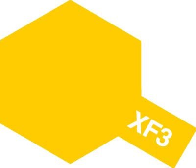 Tamiya Acrylic Paint Mini XF-3 Flat Yellow
