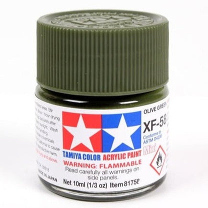 Tamiya Acrylic Paint Mini XF-58 Olive Green