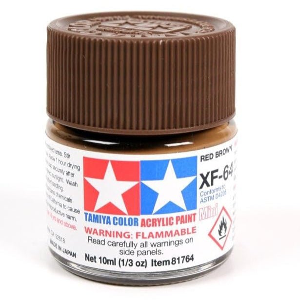 Tamiya Acrylic Paint Mini XF-64 Red Brown