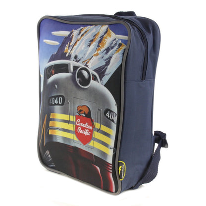 Backpack retro train
